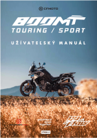 CFMOTO 800MT - Uzivatelsky manual SK 2022 